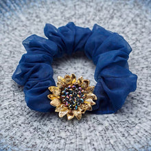 Load image into Gallery viewer, Sunflower Hair Scrunchies Bun Maker