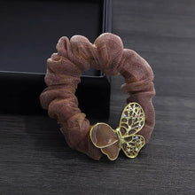 Load image into Gallery viewer, Butterfly Hair Scrunchies Bun Maker