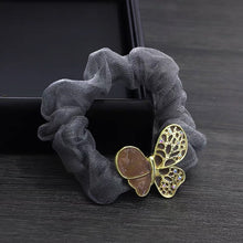 Load image into Gallery viewer, Butterfly Hair Scrunchies Bun Maker