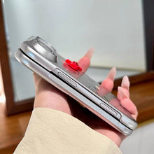 Load image into Gallery viewer, Silver Plate Hello Kitty iPhone Duo Case
