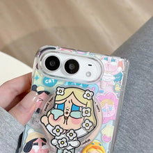 Load image into Gallery viewer, Flower Crybaby Magnetic iPhone Duo Case
