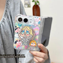 Load image into Gallery viewer, Flower Crybaby Magnetic iPhone Duo Case
