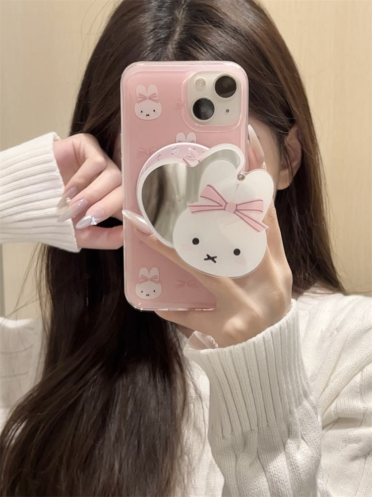 Miffy Magsafe iPhone Case with Mirror Grip Miffy Magsafe iPhone Case with Mirror Grip