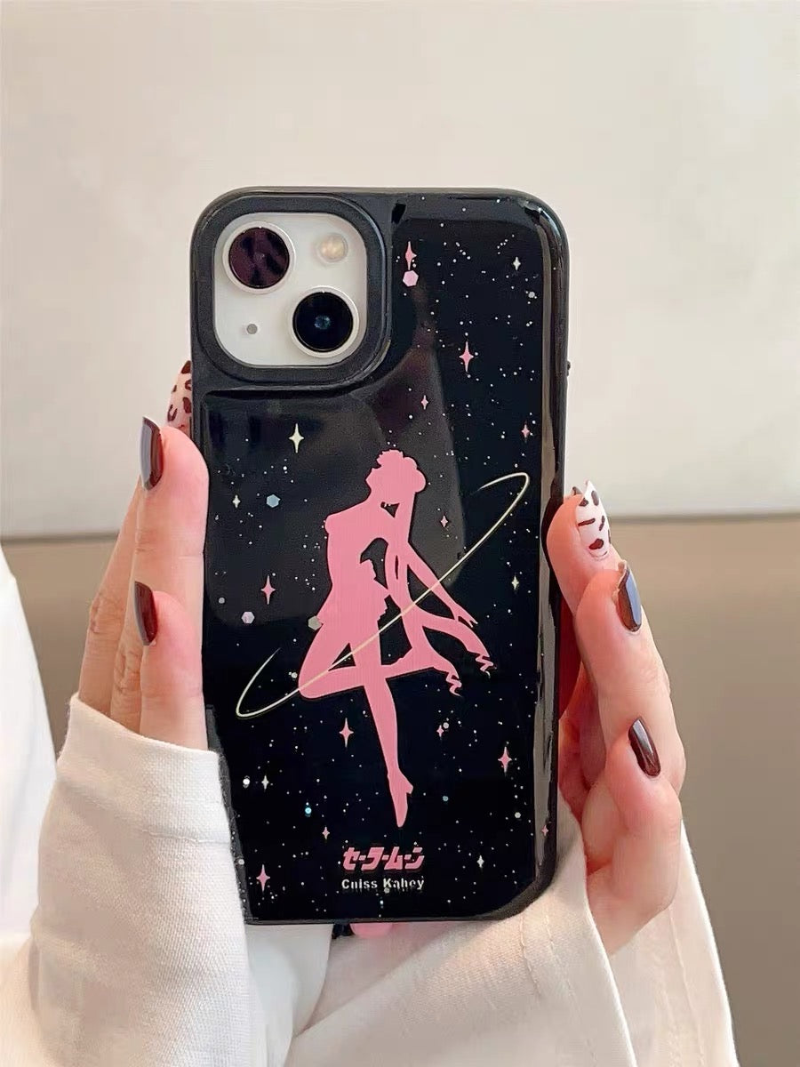 Black & Pink Sailor Moon iPhone Case – Shinity showCase Black & Pink Sailor Moon iPhone Case – Shinity showCase