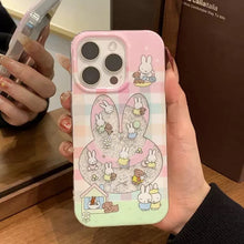 Load image into Gallery viewer, Bling Miffy Magsafe iPhone Case with Grip
