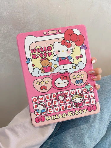 Hello Kitty Keyboard iPad Case