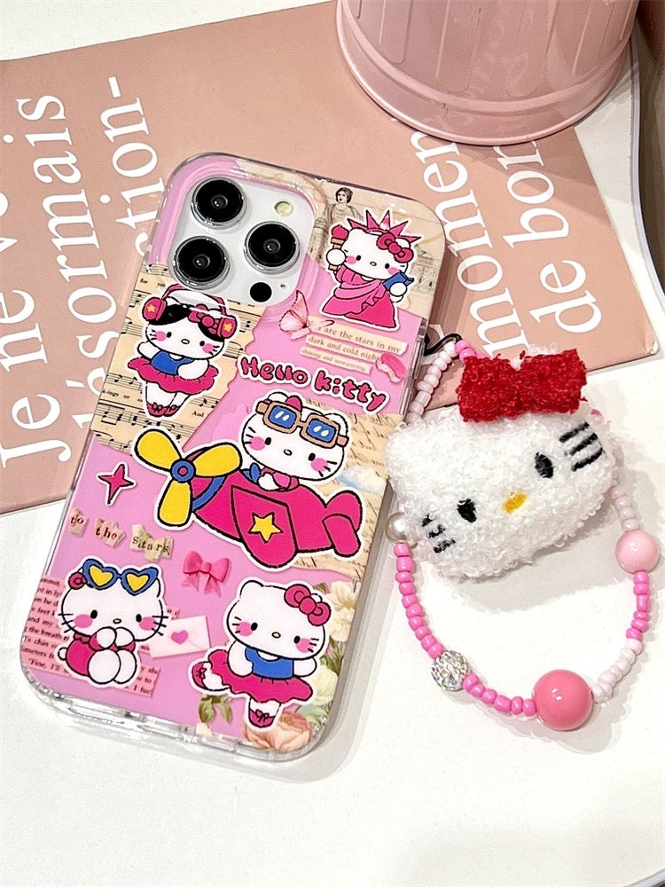 Travel with Hello Kitty iPhone Case