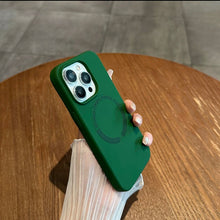 Load image into Gallery viewer, Silicon Magsafe Grip iPhone Case
