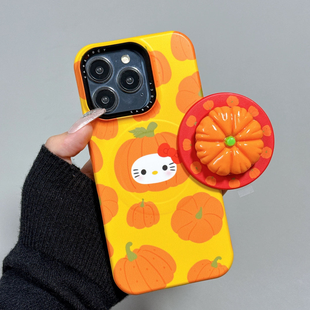 Pumpkin Hello Kitty Magsafe iPhone Case