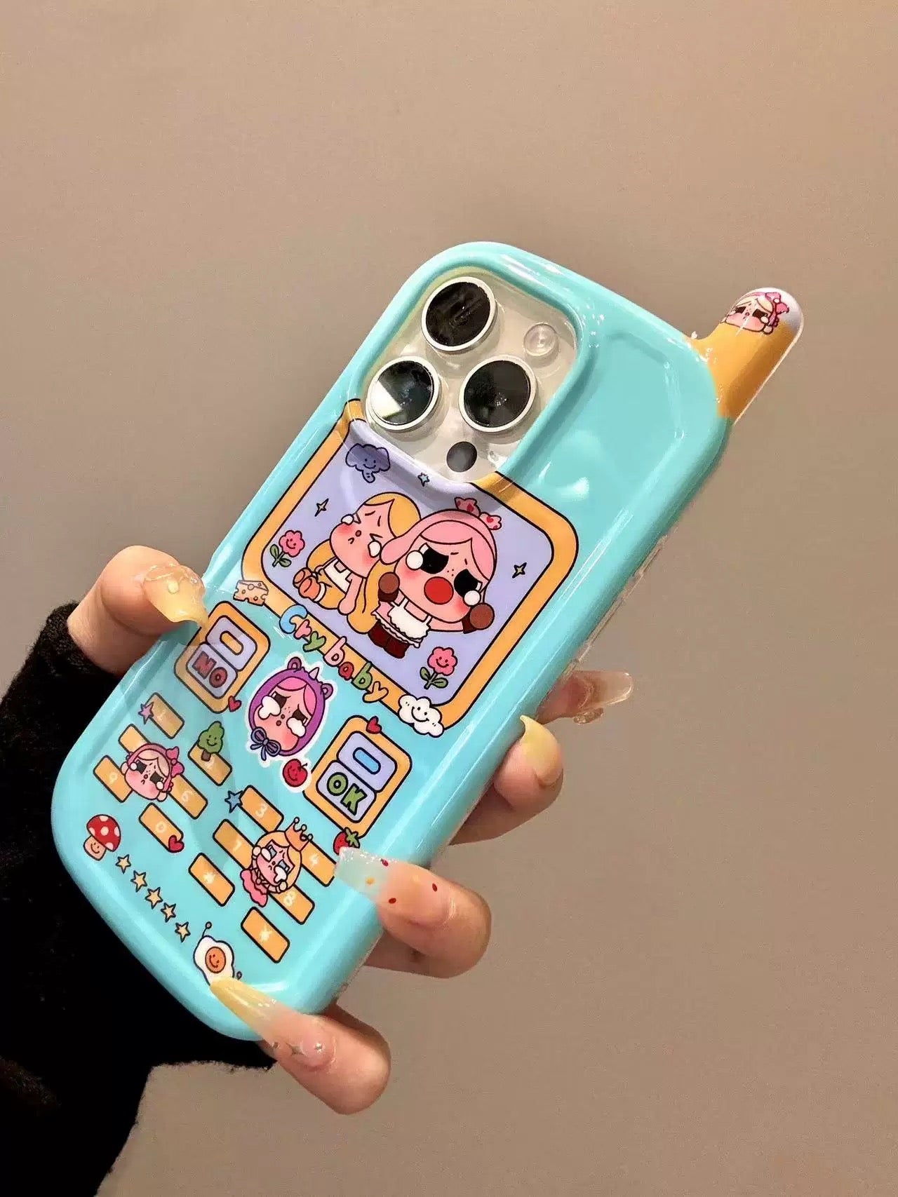 Crybaby iPhone Case with Charm