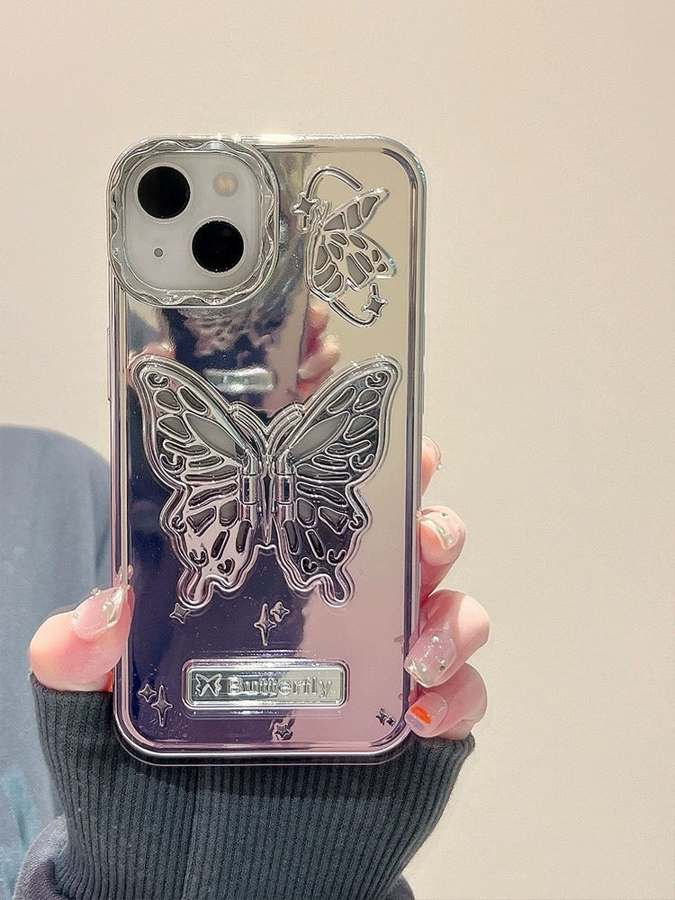 Plated Butterfly iPhone Case