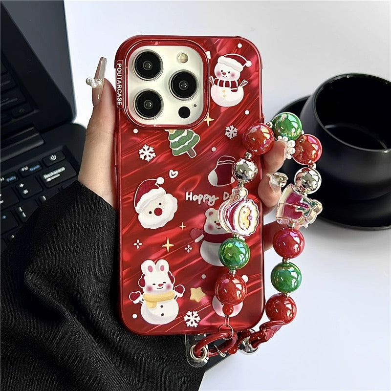 Snowman in Xmas iPhone Case