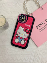 Load image into Gallery viewer, Embroidery Hello Kitty iPhone Case
