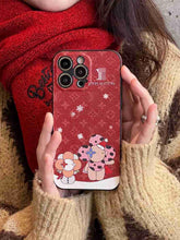 Load image into Gallery viewer, Vintage Xmas iPhone Case
