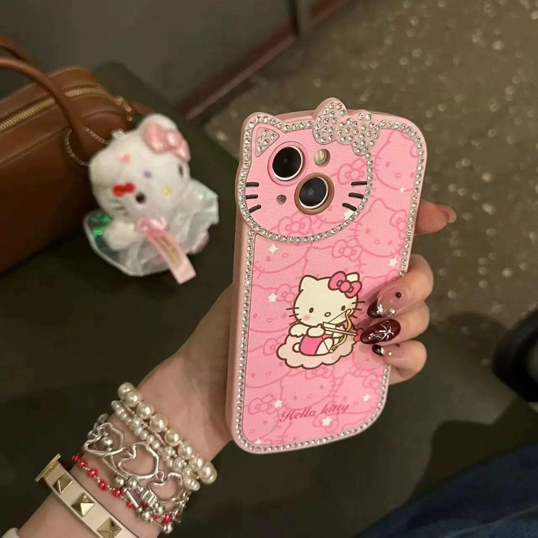 Bling Bling Hello Kitty iPhone Case
