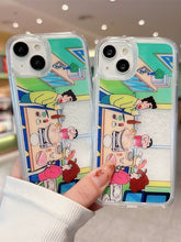Load image into Gallery viewer, Crayon Shinchan in Winter iPhone Case
