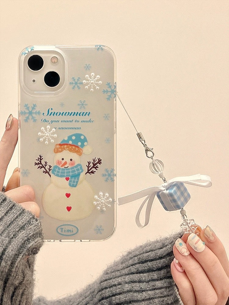 Build a Snowman iPhone Case