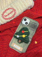 Load image into Gallery viewer, Fluffy Xmas Tree iPhone Case
