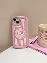 Load image into Gallery viewer, Pink Fluffy Hello Kitty iPhone Case

