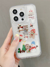 Load image into Gallery viewer, Jelly Cat In Winter Wonderland iPhone Case
