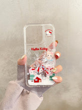 Load image into Gallery viewer, Hello Kitty with Falling Snow iPhone Case
