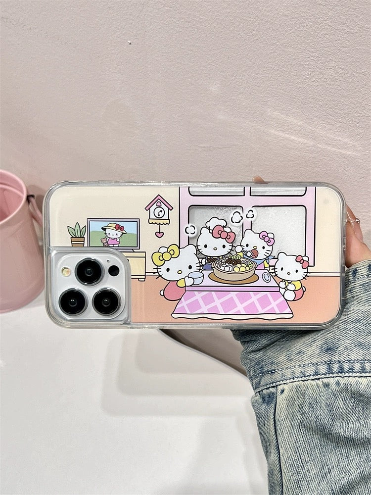 Hello Kitty Having Hot Pot iPhone Case
