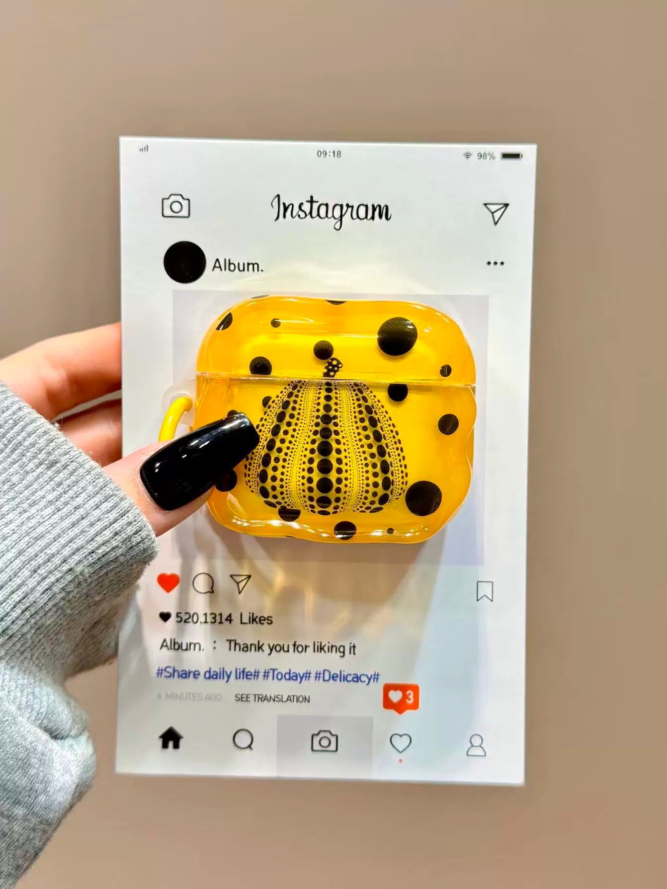 Yayoi Kusama Pumpkin iPhone/AirPods Case – Shinity showCase