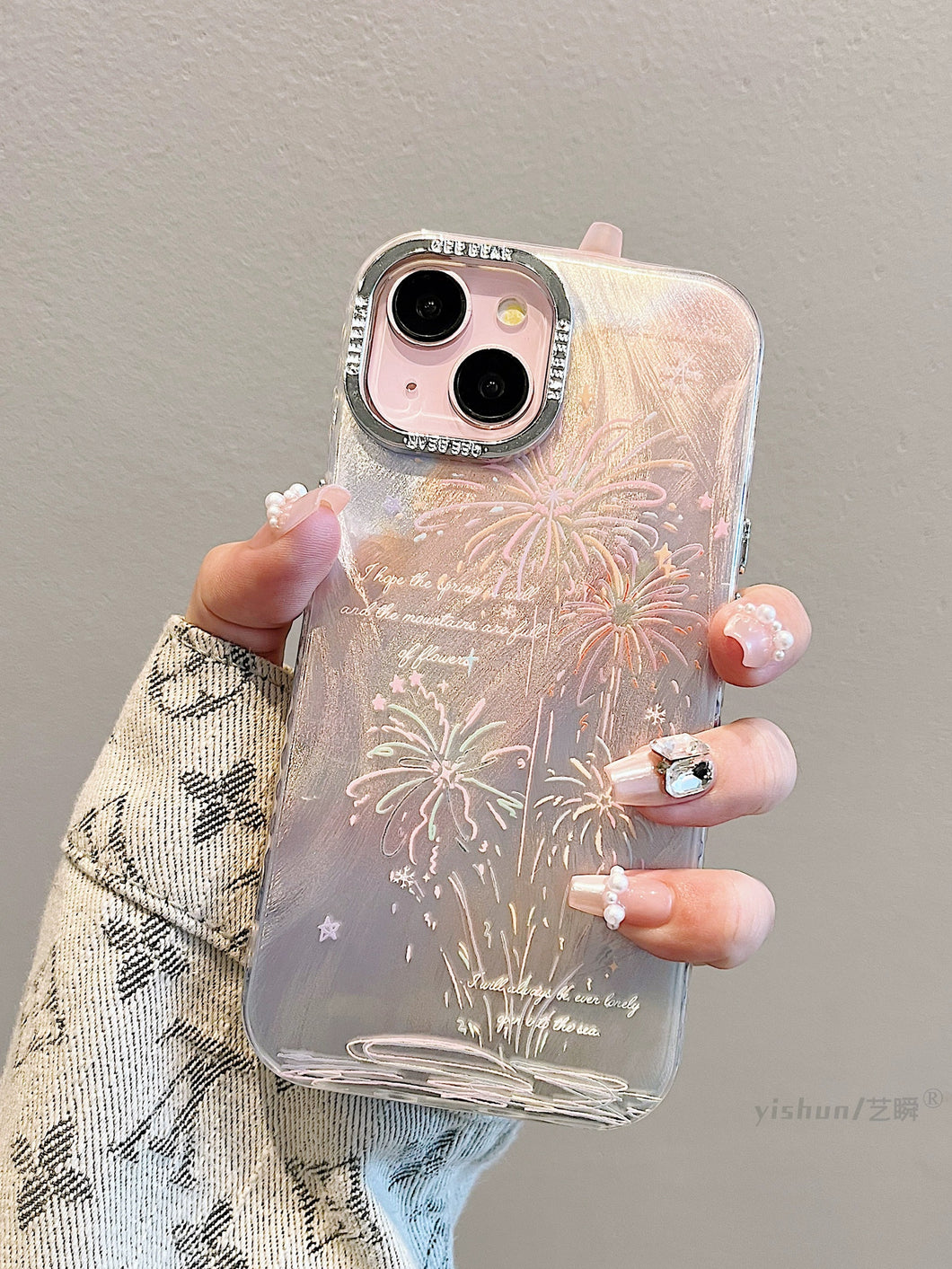 Color Changing Firework iPhone Case