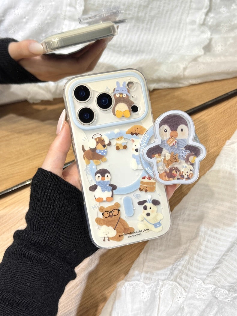 JellyCat Penguin Magsafe iPhone Case with Grip