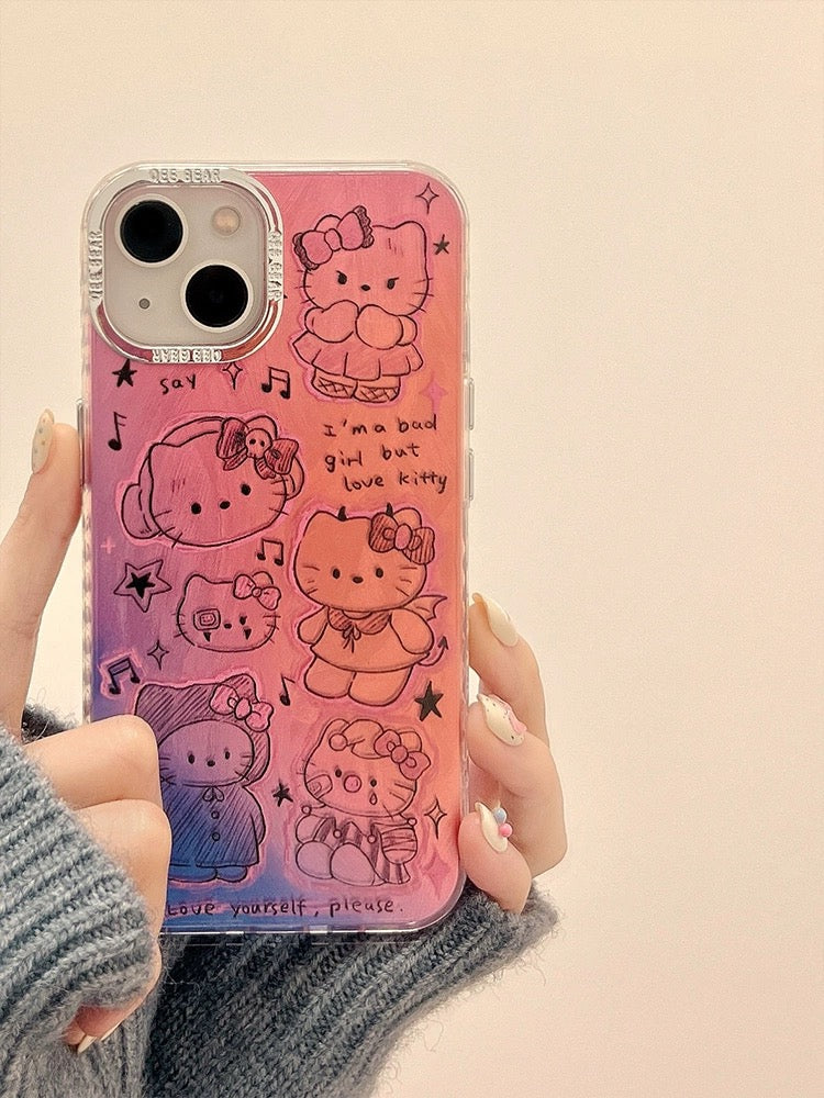 Laser Hello Kitty iPhone Case