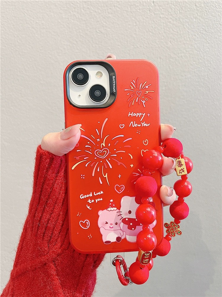 Happy New Year with Hello Kitty iPhone Case