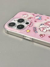 Load image into Gallery viewer, Hello Kitty with Unicorn Grip iPhone Case
