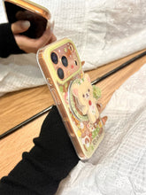 Load image into Gallery viewer, Rilakkuma with Clover Leaf Magsafe iPhone Case
