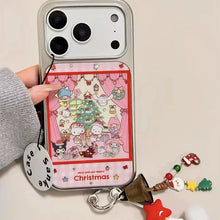Load image into Gallery viewer, Sanrio Family Christmas iPhone Case with Charm
