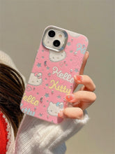 Load image into Gallery viewer, Shining Hello Kitty iPhone Case with Charm
