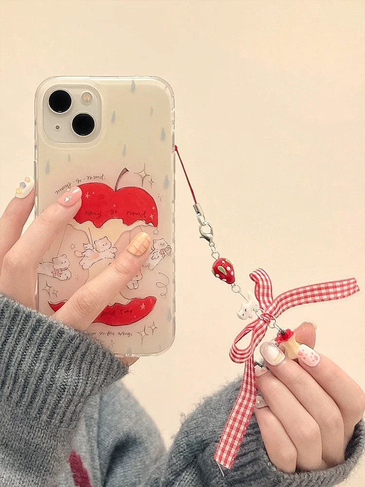 Apple Carousel iPhone Case with Charm