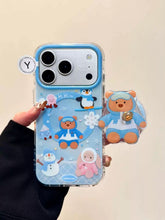 Load image into Gallery viewer, Bartholomew Bear Snow Suit Magsafe iPhone Case
