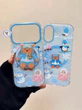 Load image into Gallery viewer, Bartholomew Bear Snow Suit Magsafe iPhone Case
