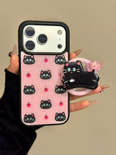 Load image into Gallery viewer, Black Cat Magsafe iPhone Case
