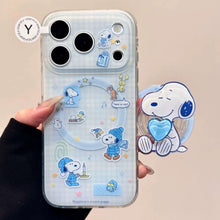 Load image into Gallery viewer, Winter Time Snoopy Magsafe iPhone Case
