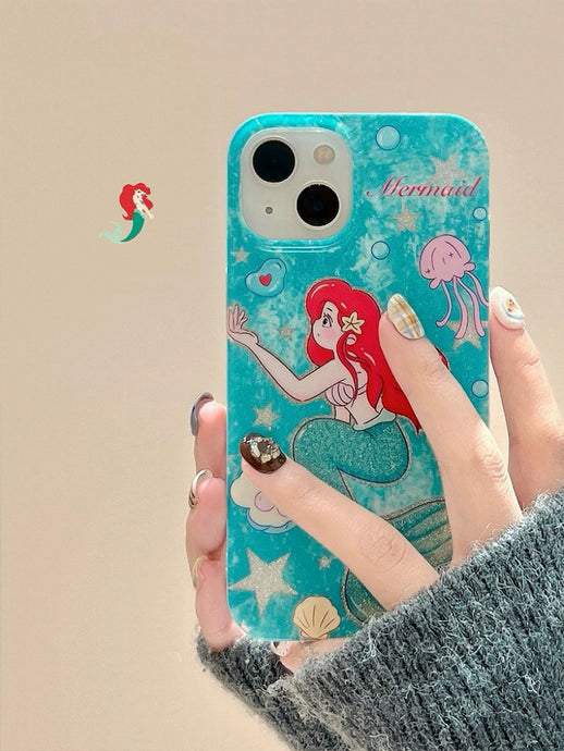 Bling Little Mermaid iPhone Case