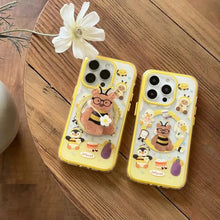 Load image into Gallery viewer, Bumble Bee Bear Magsafe iPhone Case
