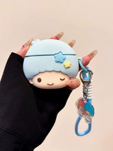 Load image into Gallery viewer, Twin Star AirPods Case with Chain
