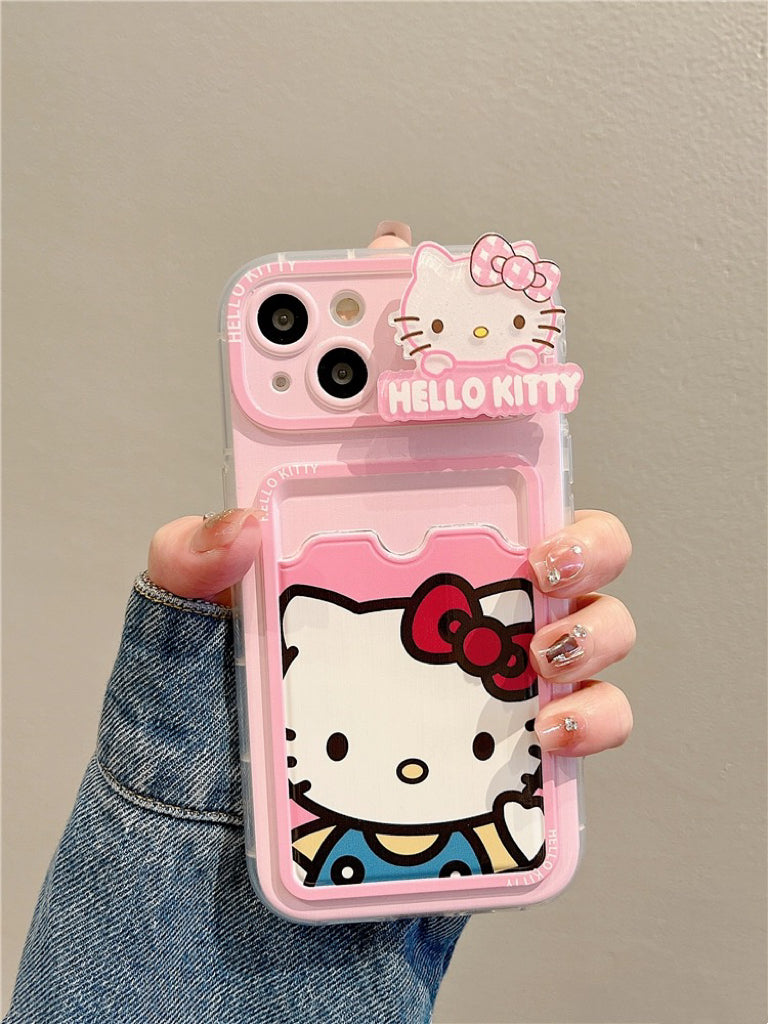 Sanrio Family Wallet iPhone Case with Light