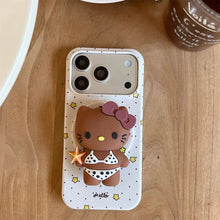 Load image into Gallery viewer, Tan Bikini Hello Kitty Magsafe iPhone Case
