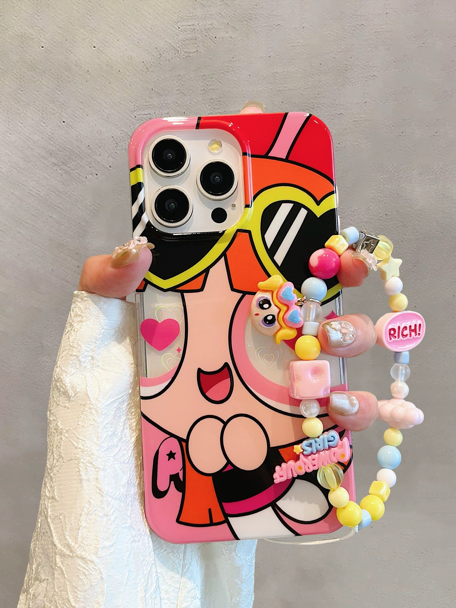 Hearty PowerPuff Girl iPhone Case – Shinity showCase Hearty PowerPuff Girl iPhone Case – Shinity showCase